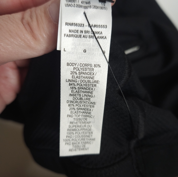 Nike Black Womens Keyhole Sports Bra NWT - Picture 8 of 9